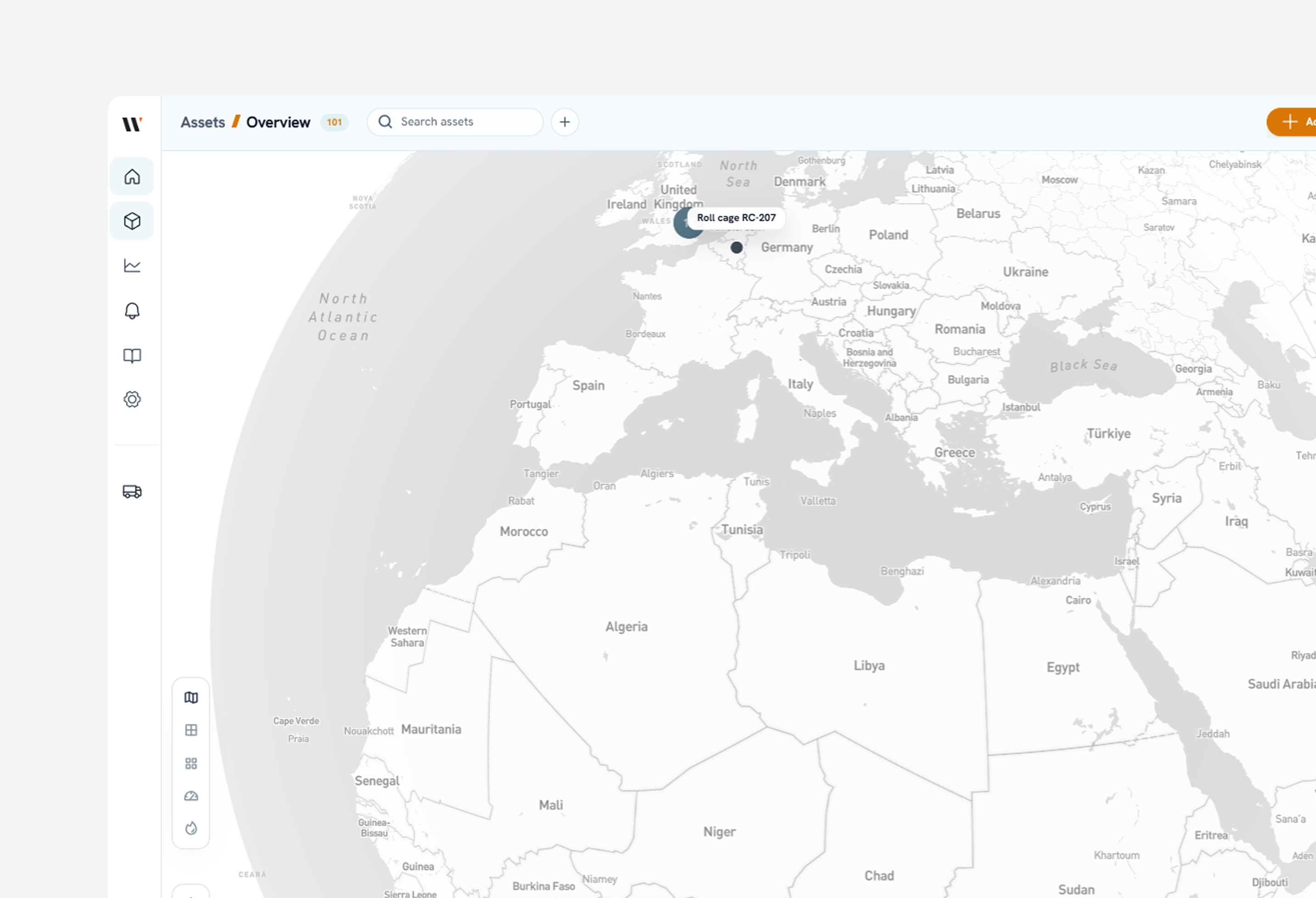 WMW operations map view